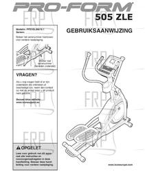 USER'S MANUAL, DUTCH - Product Image