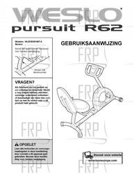 USER'S MANUAL, DUTCH - Product Image