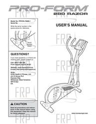 Manual, Owner's, English - Product Image