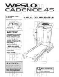 USER'S MANUAL, FRENCH - Image USER'S MANUAL, FRENCH - Image