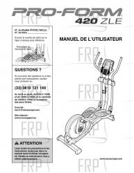 USER'S MANUAL, FRENCH - Image USER'S MANUAL, FRENCH - Image