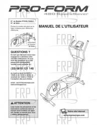 USERS MANUAL, FRENCH - Image
