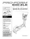 6070694 - USER'S MANUAL, FRENCH - Image