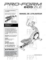 USER'S MANUAL, FRENCH - Image USER'S MANUAL, FRENCH - Image