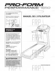 USER'S MANUAL,FRENCH - Image