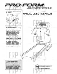USER'S MANUAL, FRENCH - Image USER'S MANUAL, FRENCH - Image