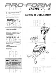 USER'S MANUAL, FRENCH - Image USER'S MANUAL, FRENCH - Image
