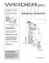 6065363 - USER'S MANUAL, FRENCH - Image