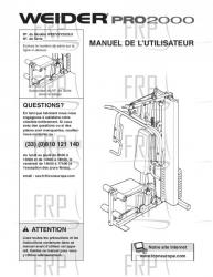 USER'S MANUAL - FRENCH - Image USER'S MANUAL - FRENCH - Image