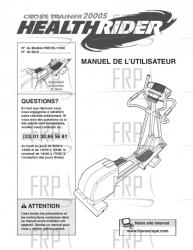 USER'S MANUAL, FRENCH - Image USER'S MANUAL, FRENCH - Image