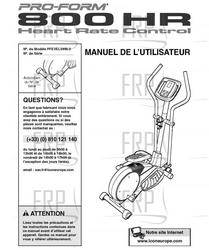Manual, Owner's, FRENCH - Product Image