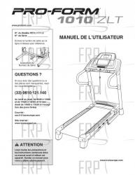 USER'S MANUAL, FRNCH - Image USER'S MANUAL, FRNCH - Image