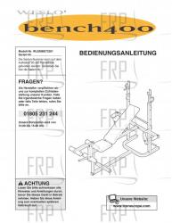 USER'S MANUAL, GERMAN - Image USER'S MANUAL, GERMAN - Image