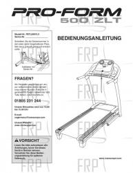 USER'S MANUAL, GERMAN - Image USER'S MANUAL, GERMAN - Image