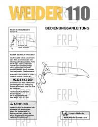 USER'S MANUAL, GERMAN - Image USER'S MANUAL, GERMAN - Image