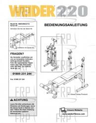 USER'S MANUAL, GERMAN - Image USER'S MANUAL, GERMAN - Image