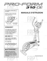 USER'S MANUAL, ITALIAN - Image USER'S MANUAL, ITALIAN - Image