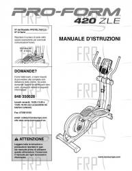 USER'S MANUAL, ITALIAN - Image USER'S MANUAL, ITALIAN - Image
