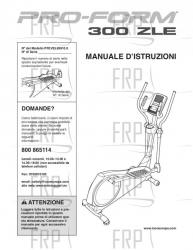 USER'S MANUAL, ITALIAN - Image USER'S MANUAL, ITALIAN - Image