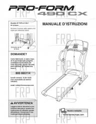 USER'S MANUAL, ITALIAN - Image USER'S MANUAL, ITALIAN - Image