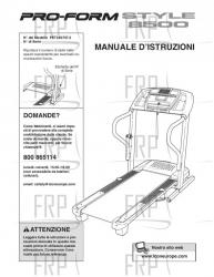 USER'S MANUAL, ITALIAN - Image USER'S MANUAL, ITALIAN - Image