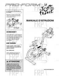 USER'S MANUAL, ITALIAN - Image USER'S MANUAL, ITALIAN - Image