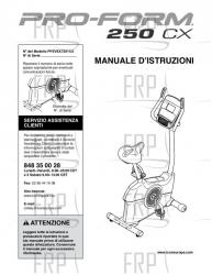 USER'S MANUAL, ITALY - Image USER'S MANUAL, ITALY - Image