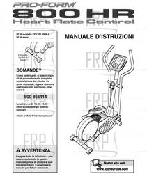 Manual, Owner's, ITALY - Product Image