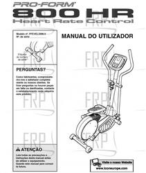Manual, Owner's, PRTGS - Product Image