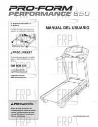 USER'S MANUAL,SPANISH - Image