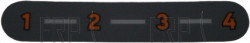 Adjustable Indication Decal, Back Pad, - Product Image Adjustable Indication Decal, Back Pad, - Product Image