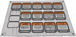 Adjustable Stops Warning label -1(13 lan - Product Image Adjustable Stops Warning label -1(13 lan - Product Image