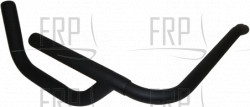 Arm Rest Set, Exreawork, left up, Dipping - Product Image Arm Rest Set, Exreawork, left up, Dipping - Product Image