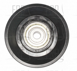 BLACK NYLON PULLEY WIDE GROOVE 3/8 X 1 X 4 1/2 - Product Image