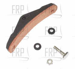 Brake pad w/ bolt - Product Image
