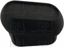 Cap, Arm Rest, PP, BL/Black C, 50X 100x2.5 - Product Image Cap, Arm Rest, PP, BL/Black C, 50X 100x2.5 - Product Image