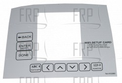 Card, WIFI Setup - Product Image