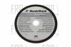 CD, User's Manual, Nordictrack - Product Image CD, User's Manual, Nordictrack - Product Image