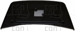 Console back-lay, ABS, light black/DM363, T - Product Image Console back-lay, ABS, light black/DM363, T - Product Image