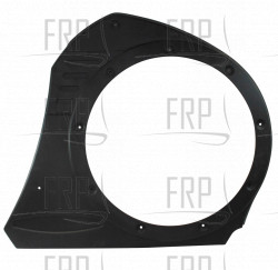 Cover, Sheild, Front, Right, Ebony - Product Image Cover, Sheild, Front, Right, Ebony - Product Image