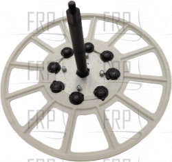 Crank Spindle with Pulley - Product Image Crank Spindle with Pulley - Product Image