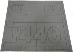 Decal; 1440 T5CTread Motor Cover ID SR30 - Product Image Decal; 1440 T5CTread Motor Cover ID SR30 - Product Image