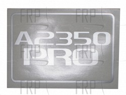 Decal, A2350 Pro - Product Image