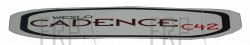 Decal, Cadence, C42 - Product Image