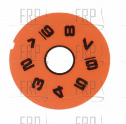 Decal, Calibrate, Disk "2" - Product Image