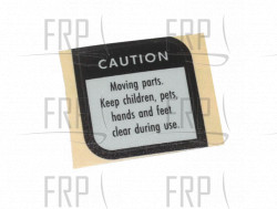 DECAL, CAUTION, GRAY - Product Image