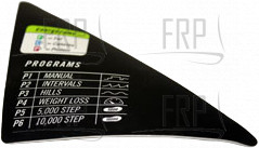 Decal, Console-Programs - Product Image Decal, Console-Programs - Product Image