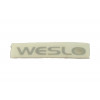 Decal, Console, Weslo - Product Image