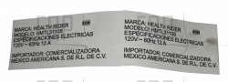 Decal, Cord, Spanish - Product Image
