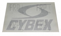 DECAL CYBEX VER SILVER - Product Image